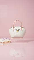 Studio White Mini Swan Satchel