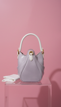 Lavender Mist Sea-Inspired Saddle Bag